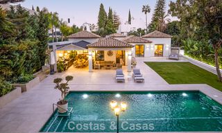 Stylishly renovated luxury villa for sale in a privileged golf community in Nueva Andalucia, Marbella 788453 