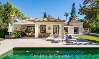 Stylishly renovated luxury villa for sale in a privileged golf community in Nueva Andalucia, Marbella 788461 