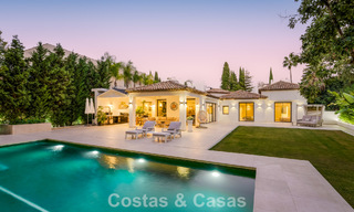 Stylishly renovated luxury villa for sale in a privileged golf community in Nueva Andalucia, Marbella 788463 