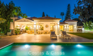 Stylishly renovated luxury villa for sale in a privileged golf community in Nueva Andalucia, Marbella 788479 
