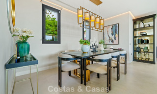 Exclusive villa with sea views for sale in a secure urbanization in La Quinta, Marbella - Benahavis 788552 