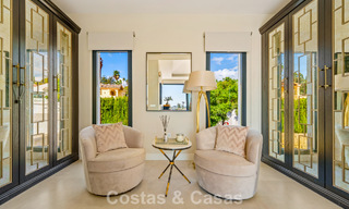 Exclusive villa with sea views for sale in a secure urbanization in La Quinta, Marbella - Benahavis 788571 