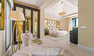 Exclusive villa with sea views for sale in a secure urbanization in La Quinta, Marbella - Benahavis 788572 