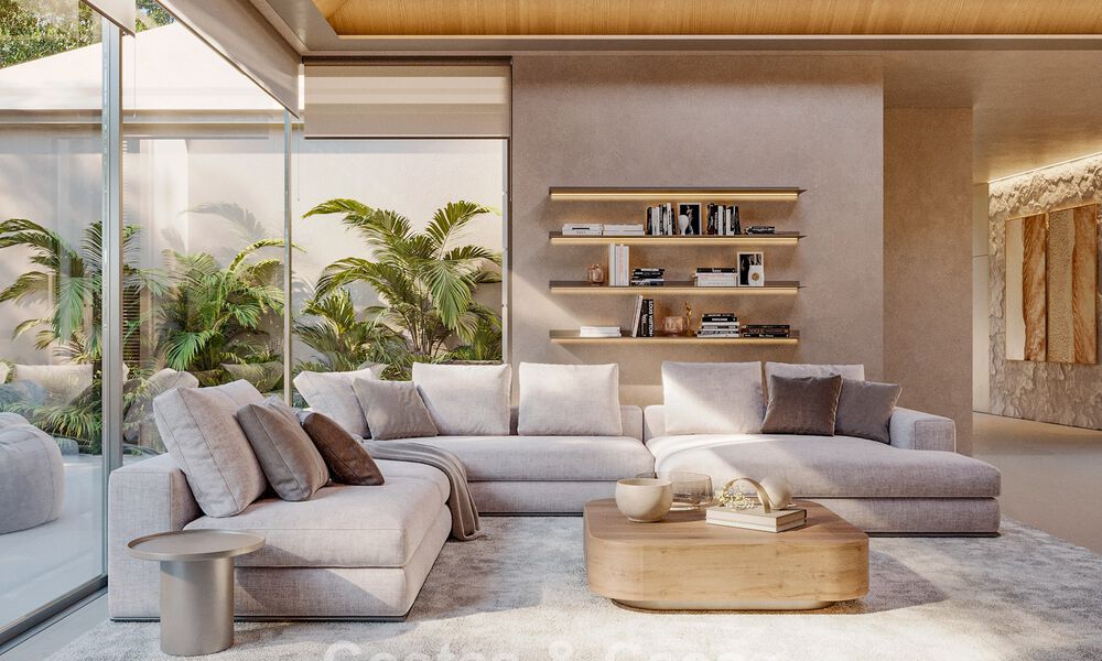 Sophisticated, single-storey, newly built villa for sale in a popular golf area of Nueva Andalucia, Marbella 788681