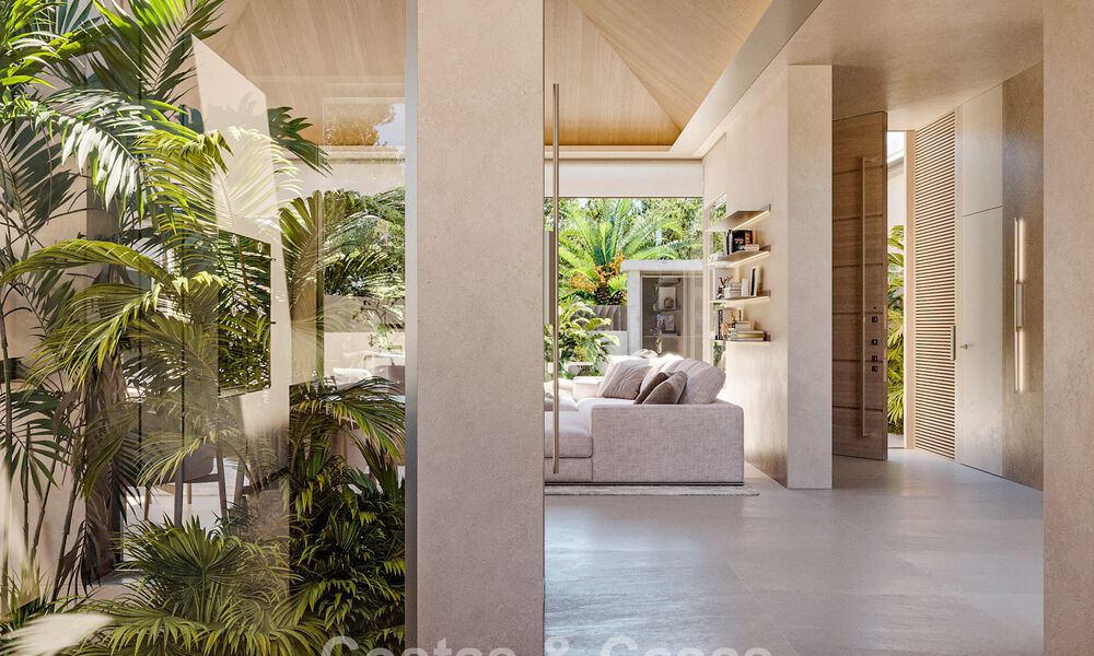 Sophisticated, single-storey, newly built villa for sale in a popular golf area of Nueva Andalucia, Marbella 788682