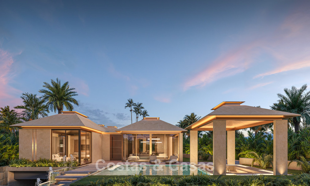 Sophisticated, single-storey, newly built villa for sale in a popular golf area of Nueva Andalucia, Marbella 788689