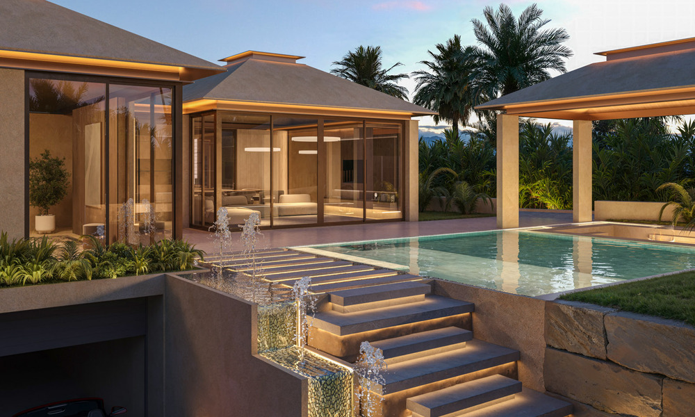 Sophisticated, single-storey, newly built villa for sale in a popular golf area of Nueva Andalucia, Marbella 788690