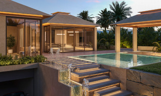 Sophisticated, single-storey, newly built villa for sale in a popular golf area of Nueva Andalucia, Marbella 788690 