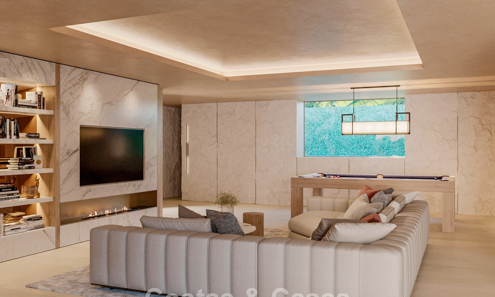 Sophisticated, single-storey, newly built villa for sale in a popular golf area of Nueva Andalucia, Marbella 788693