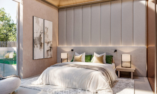 Sophisticated, single-storey, newly built villa for sale in a popular golf area of Nueva Andalucia, Marbella 788695 