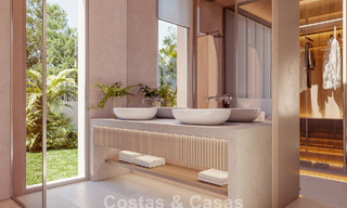 Sophisticated, single-storey, newly built villa for sale in a popular golf area of Nueva Andalucia, Marbella 788696 