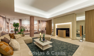 Minimalist luxury home with panoramic sea views for sale in a prestigious gated complex in Nueva Andalucia, Marbella 788598 