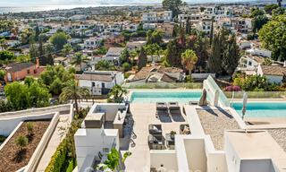 Minimalist luxury home with panoramic sea views for sale in a prestigious gated complex in Nueva Andalucia, Marbella 788606 