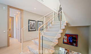 Minimalist luxury home with panoramic sea views for sale in a prestigious gated complex in Nueva Andalucia, Marbella 788610 