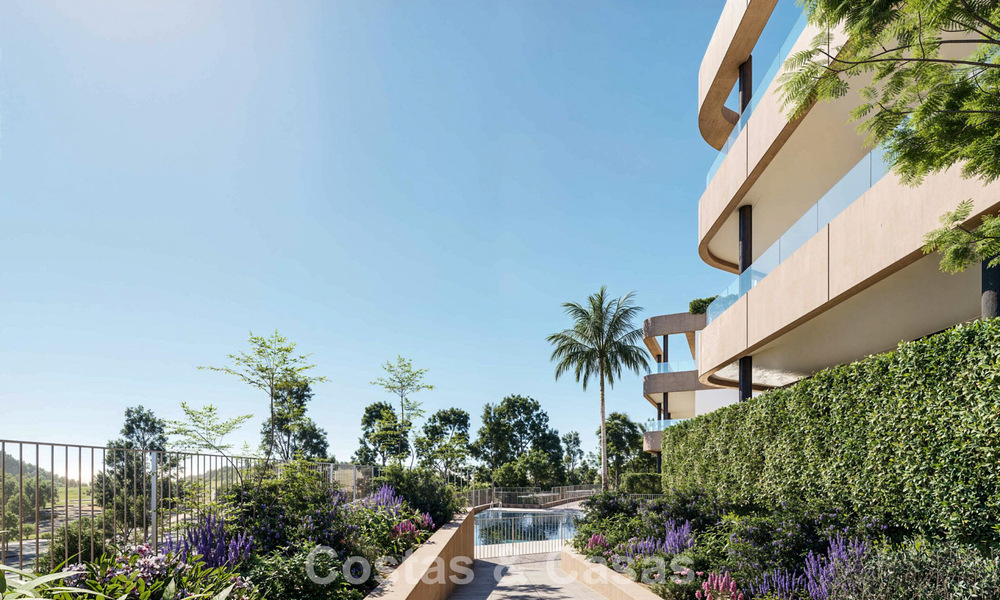 New, innovative apartments for sale on the golf course in Estepona 788655
