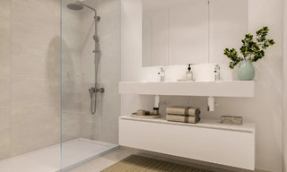 New, innovative apartments for sale on the golf course in Estepona 788656 