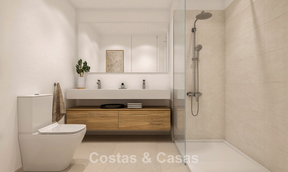 New, innovative apartments for sale on the golf course in Estepona 788658