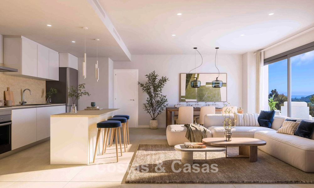 New, innovative apartments for sale on the golf course in Estepona 788664