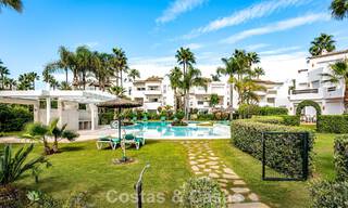 Modernized apartment with sea views for sale in a beachfront complex on the New Golden Mile between Marbella and Estepona 788776 
