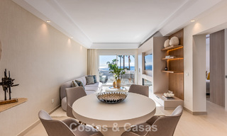Modernized apartment with sea views for sale in a beachfront complex on the New Golden Mile between Marbella and Estepona 788794 