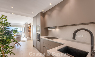 Modernized apartment with sea views for sale in a beachfront complex on the New Golden Mile between Marbella and Estepona 788796 