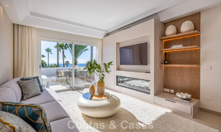 Modernized apartment with sea views for sale in a beachfront complex on the New Golden Mile between Marbella and Estepona 788798 