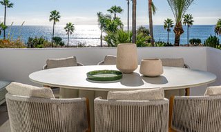 Modernized apartment with sea views for sale in a beachfront complex on the New Golden Mile between Marbella and Estepona 788800 