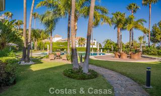 Modernly renovated ground floor apartment for sale in a prime gated complex in Sierra Blanca, Golden Mile, Marbella 789844 