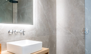 Modernly renovated ground floor apartment for sale in a prime gated complex in Sierra Blanca, Golden Mile, Marbella 789854 