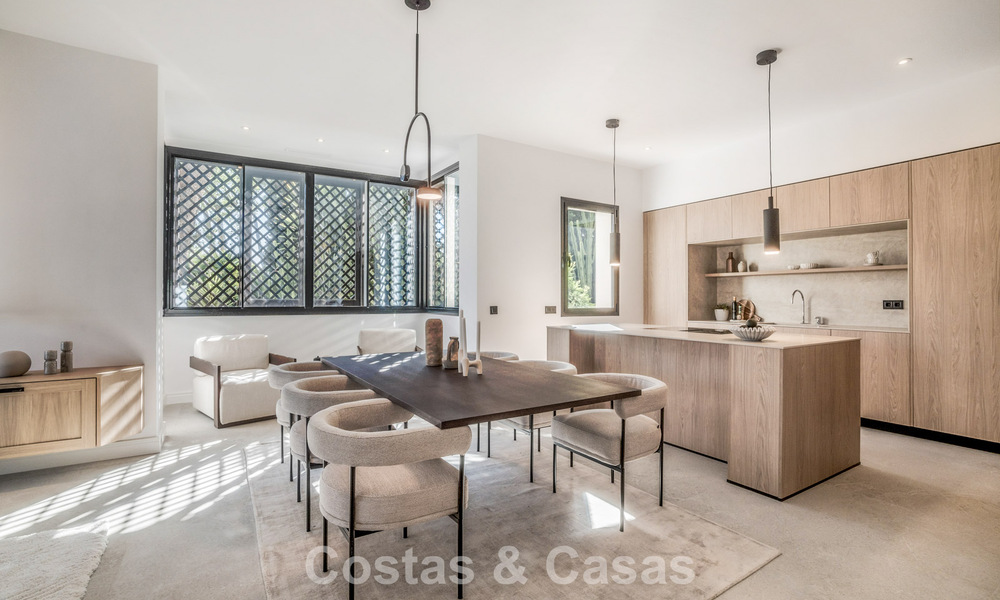 Modernly renovated ground floor apartment for sale in a prime gated complex in Sierra Blanca, Golden Mile, Marbella 789860