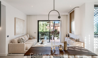 Modernly renovated ground floor apartment for sale in a prime gated complex in Sierra Blanca, Golden Mile, Marbella 789863 