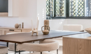 Modernly renovated ground floor apartment for sale in a prime gated complex in Sierra Blanca, Golden Mile, Marbella 789870 