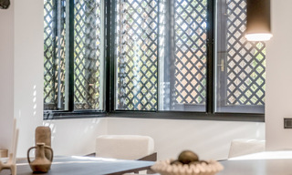 Modernly renovated ground floor apartment for sale in a prime gated complex in Sierra Blanca, Golden Mile, Marbella 789872 