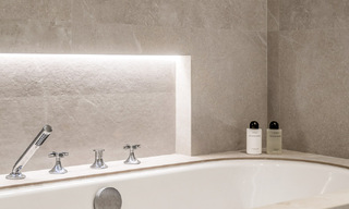 Modernly renovated ground floor apartment for sale in a prime gated complex in Sierra Blanca, Golden Mile, Marbella 789873 