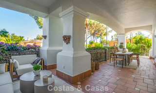 Modernly renovated ground floor apartment for sale in a prime gated complex in Sierra Blanca, Golden Mile, Marbella 789878 