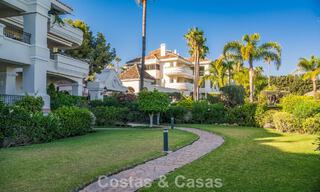 Modernly renovated ground floor apartment for sale in a prime gated complex in Sierra Blanca, Golden Mile, Marbella 789883 