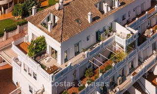 Modern renovated duplex penthouse with sea views for sale within walking distance of Puerto Banús, Marbella 789169 
