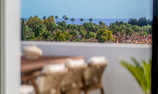 Modern renovated duplex penthouse with sea views for sale within walking distance of Puerto Banús, Marbella 789175 