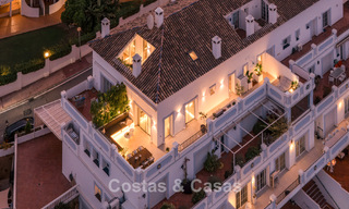 Modern renovated duplex penthouse with sea views for sale within walking distance of Puerto Banús, Marbella 789176 