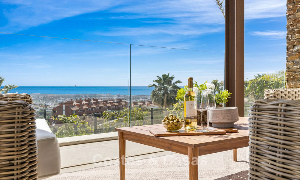 Move-in ready luxury villa with modern architecture and panoramic sea views for sale in Marbella - Benahavis 788950