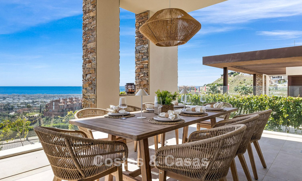 Move-in ready luxury villa with modern architecture and panoramic sea views for sale in Marbella - Benahavis 788955