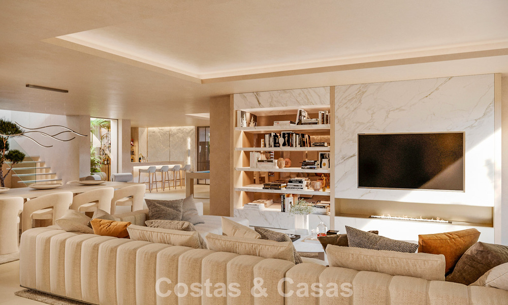 Elegant, single-storey, newly built villa for sale in a prime golf area of Nueva Andalucia, Marbella 789178