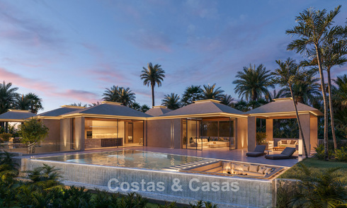 Elegant, single-storey, newly built villa for sale in a prime golf area of Nueva Andalucia, Marbella 789185