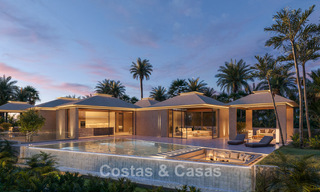 Elegant, single-storey, newly built villa for sale in a prime golf area of Nueva Andalucia, Marbella 789185 