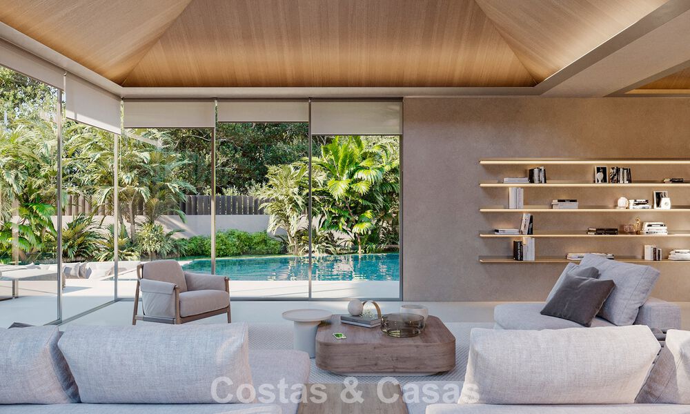 Elegant, single-storey, newly built villa for sale in a prime golf area of Nueva Andalucia, Marbella 789189