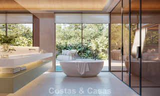 Elegant, single-storey, newly built villa for sale in a prime golf area of Nueva Andalucia, Marbella 789190 