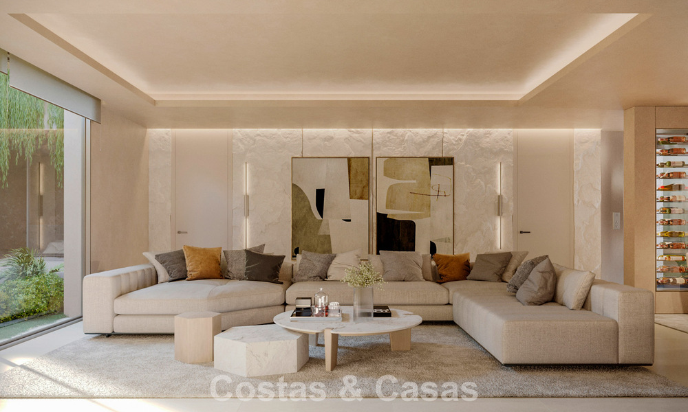 Elegant, single-storey, newly built villa for sale in a prime golf area of Nueva Andalucia, Marbella 789194