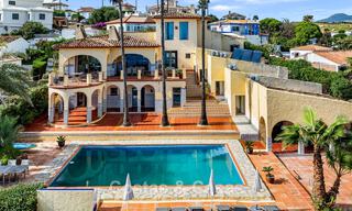 Authentic Mediterranean villa with modern interior and magnificent sea views for sale west of Estepona center 788979 