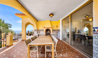 Authentic Mediterranean villa with modern interior and magnificent sea views for sale west of Estepona center 788985 