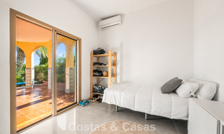 Authentic Mediterranean villa with modern interior and magnificent sea views for sale west of Estepona center 789012 